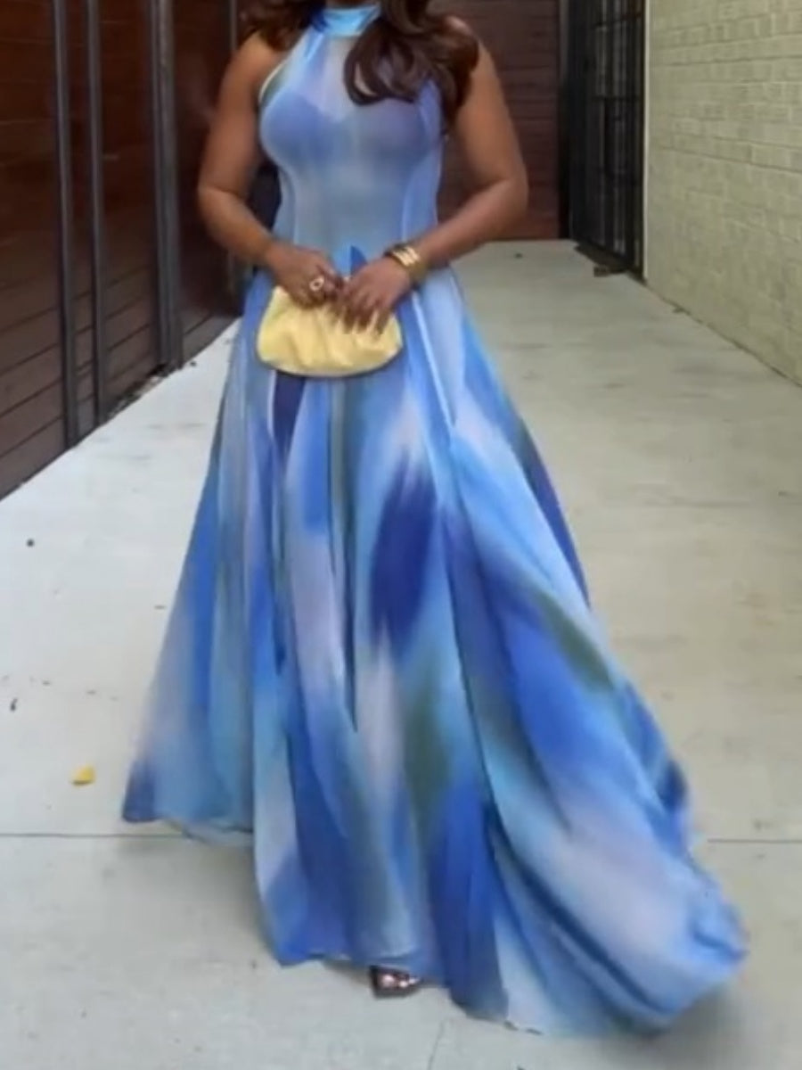 Blue Gradient Dream Dress