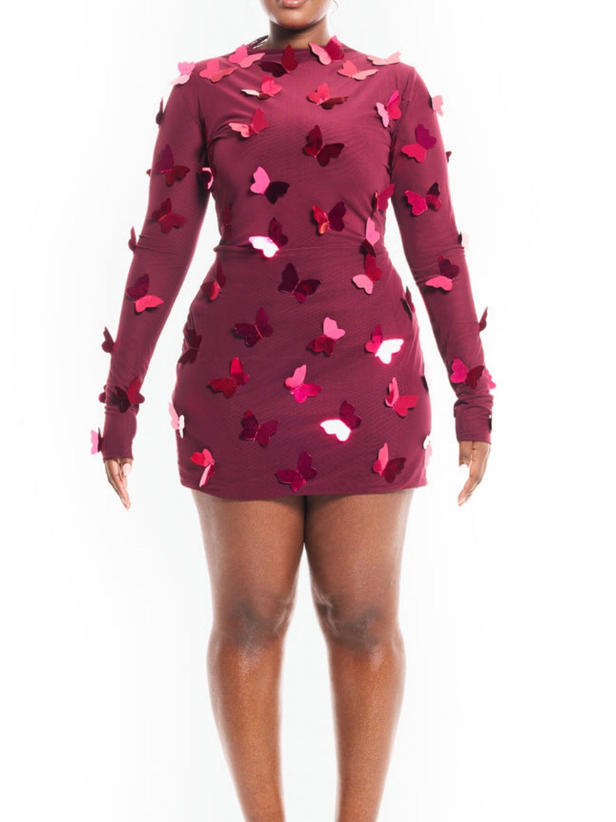 Butterfly Embellished Set