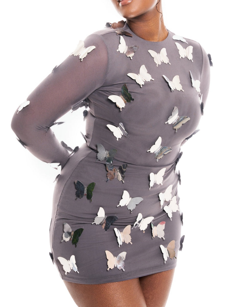 Butterfly Embellished Set
