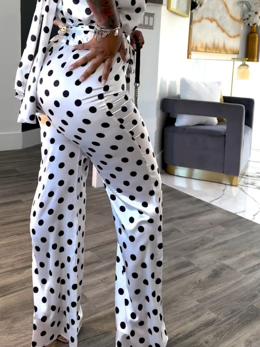 Polka Dot Two-Piece Set