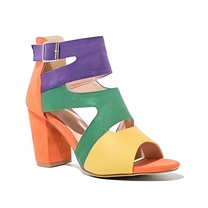 Colorful Strappy High Heels