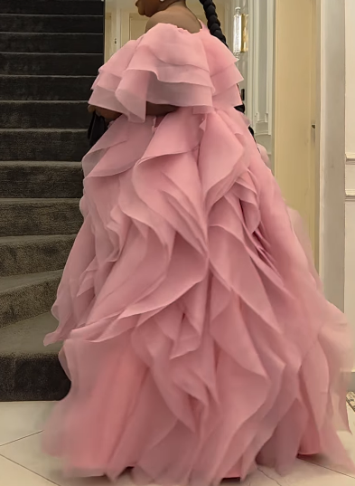 Demure Wave Gown