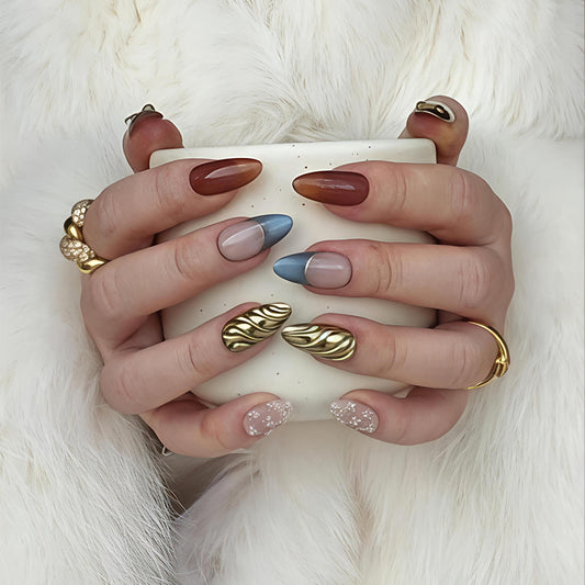 3D Three-dimensional Sculpted Handmade Nail Art