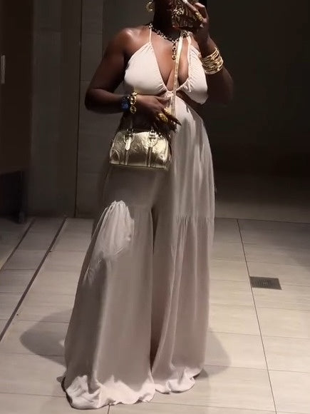 Halter Neck Jumpsuit