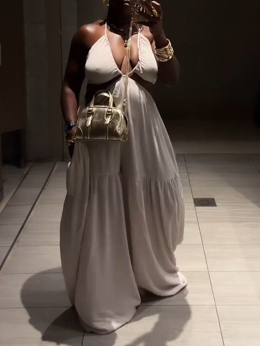Halter Neck Jumpsuit