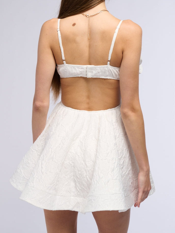 Flower Mini Dress