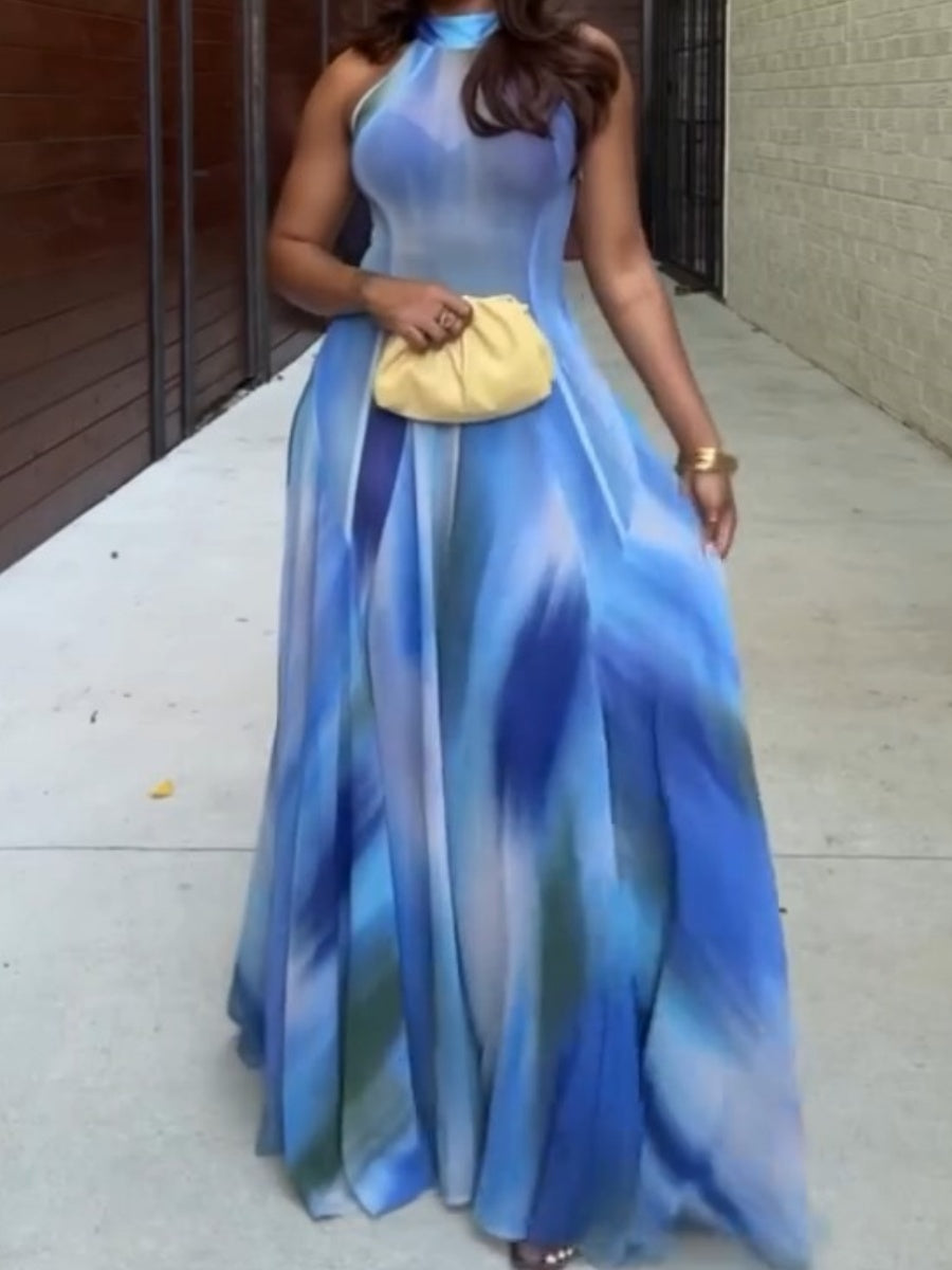 Blue Gradient Dream Dress