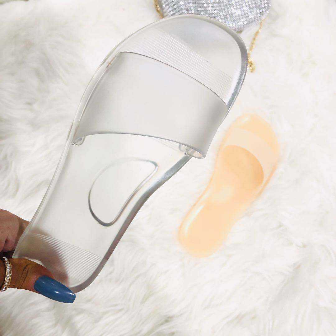 Candy-colored Transparent Slippers