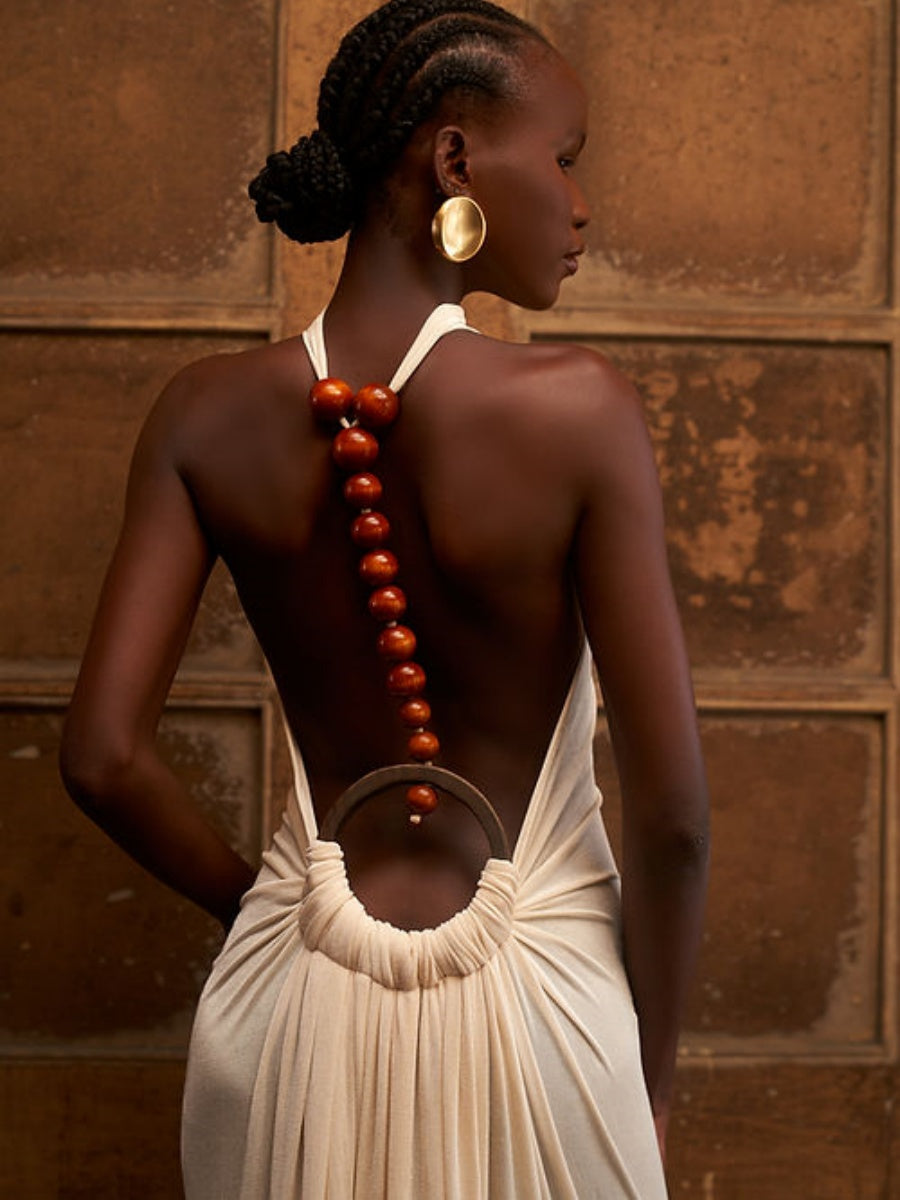 Spine Slip Dress