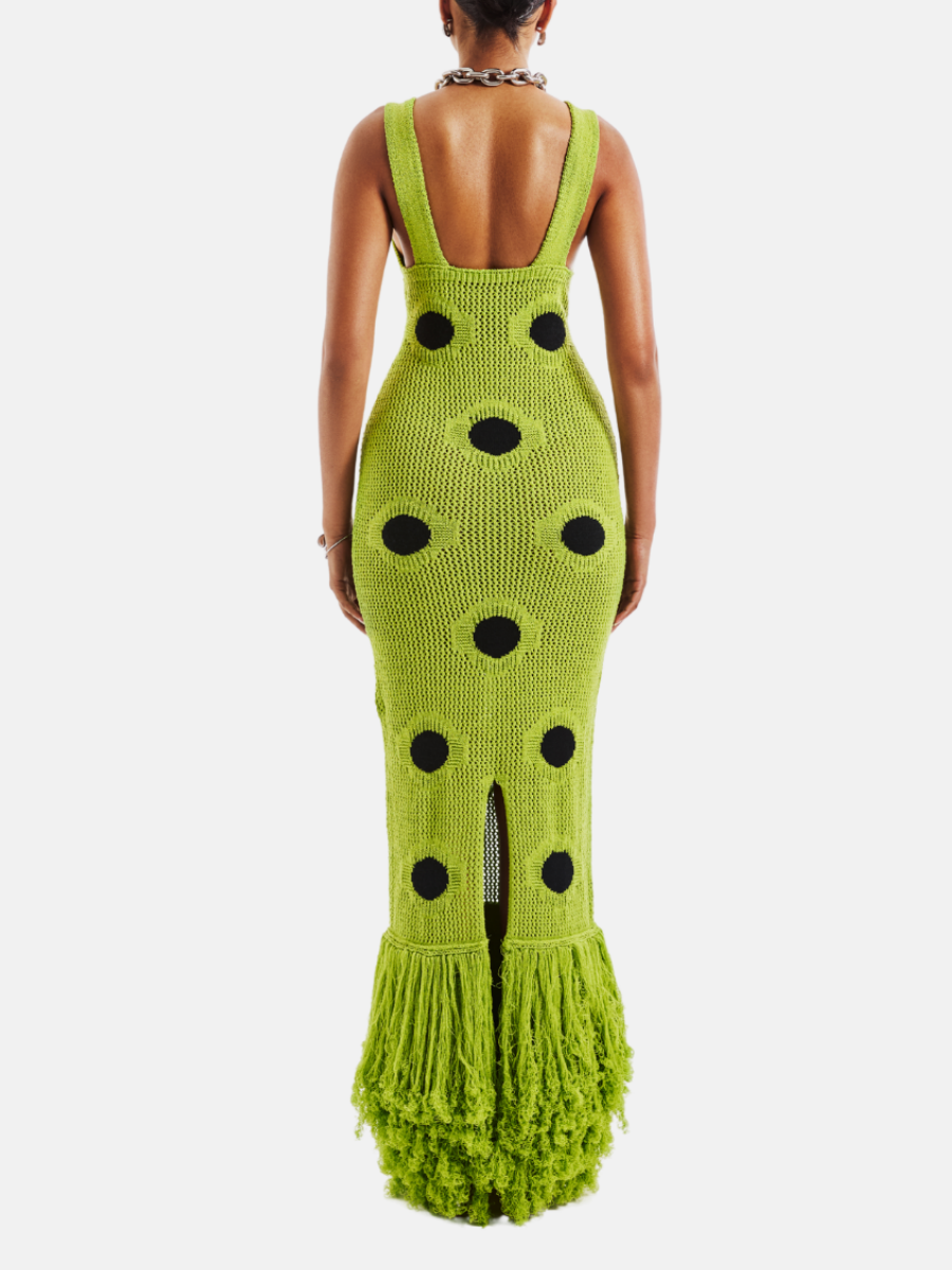 Forest Knit Maxi Dress