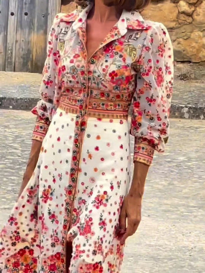 Floral Embroidered Maxi Dress