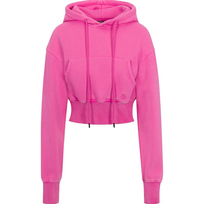 Pink Casual Hoodie And Maxi Skirt Set