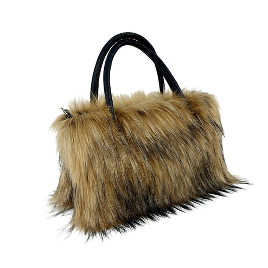 Faux Fur Handbag