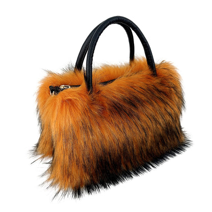 Faux Fur Handbag