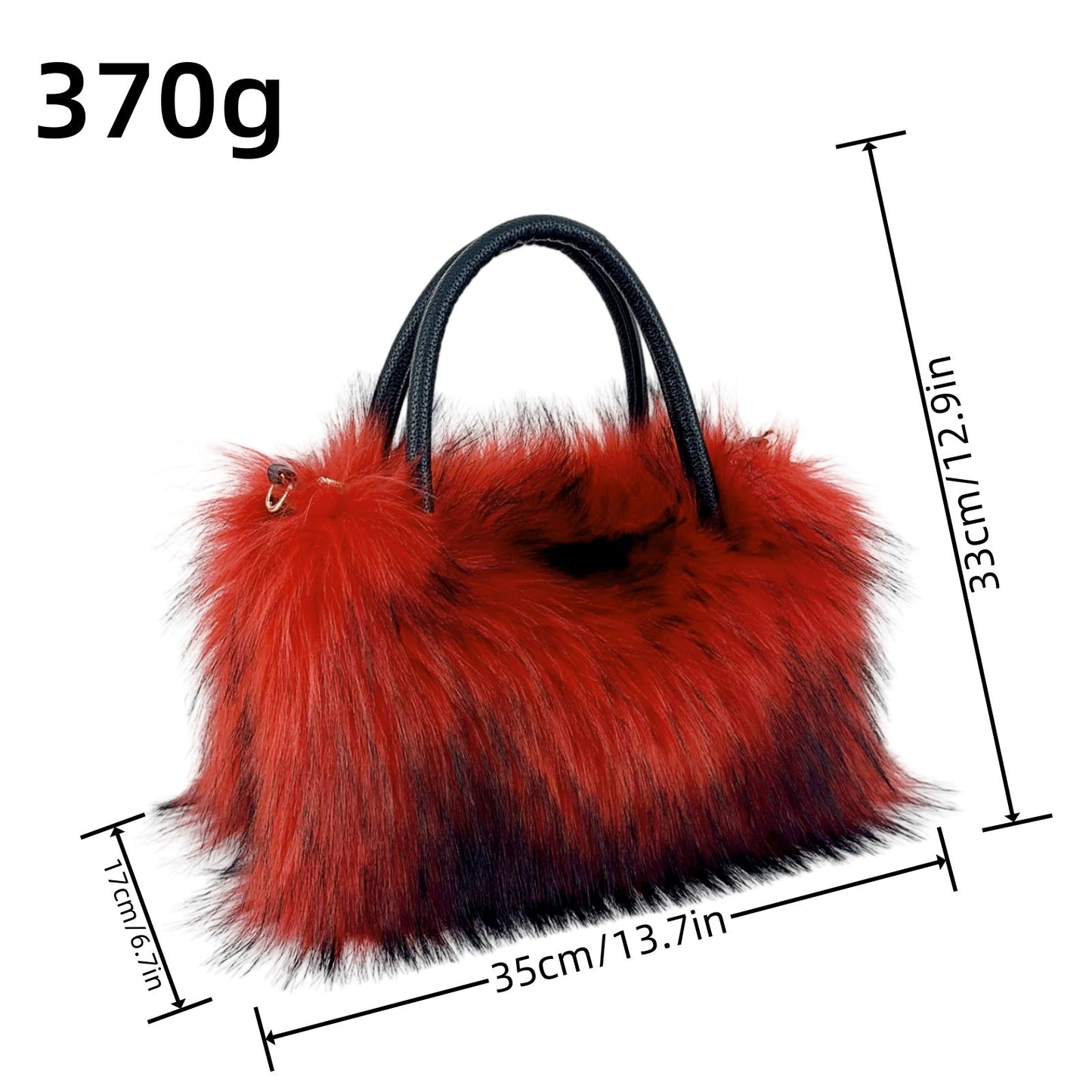 Faux Fur Handbag