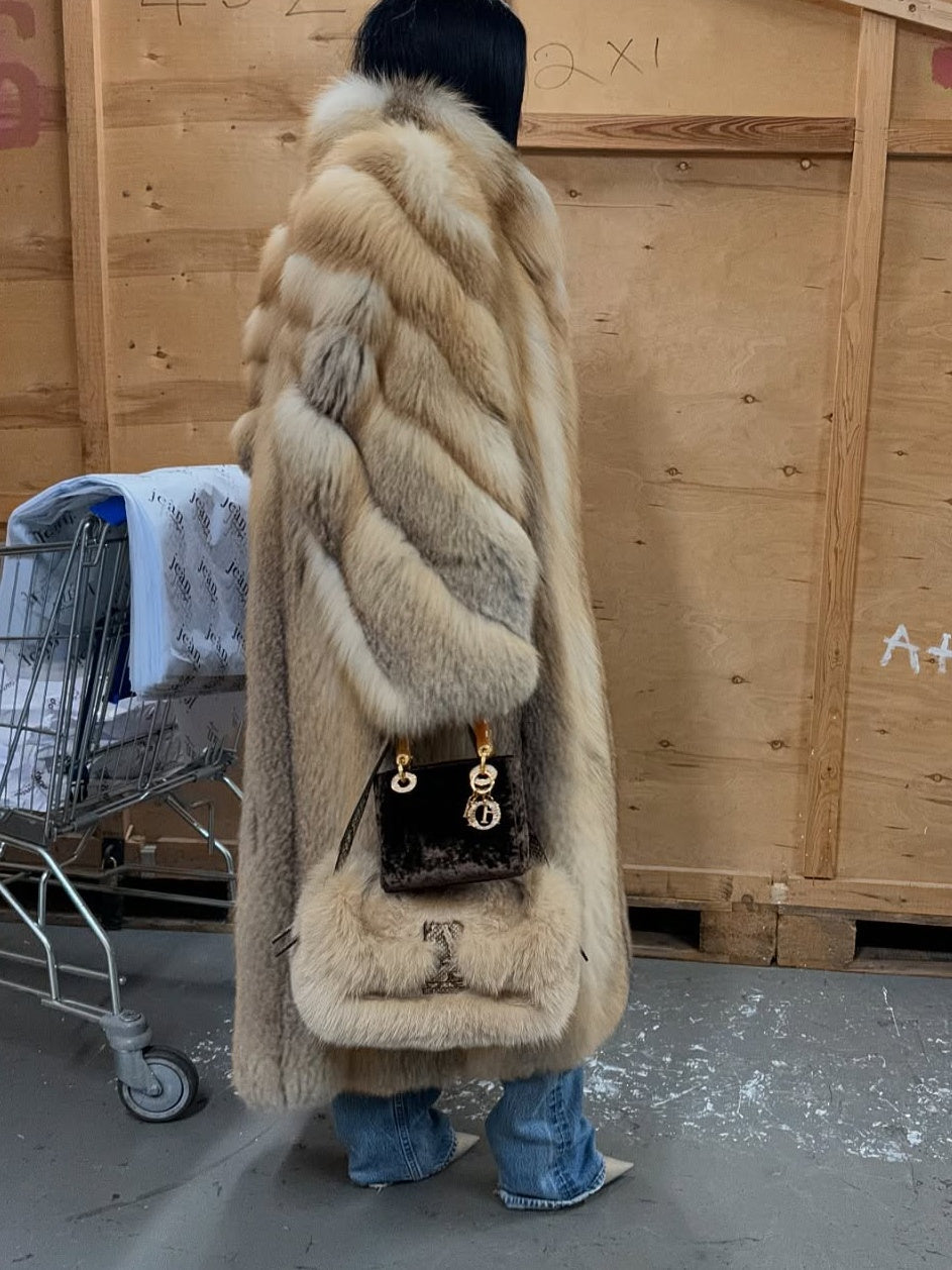 Full Length Fox Fur Coat