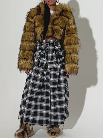 Plush Cropped Jacket