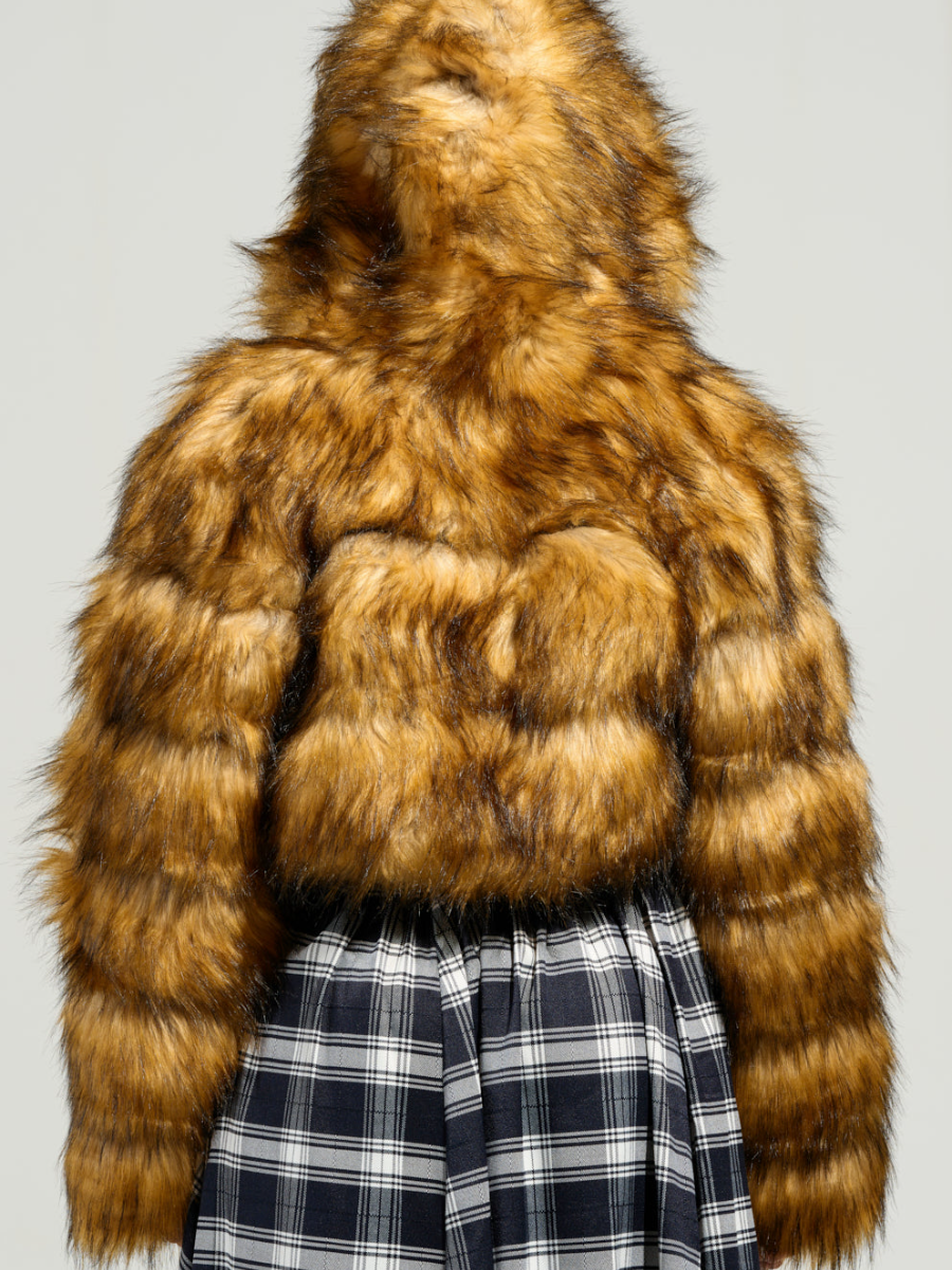 Plush Cropped Jacket