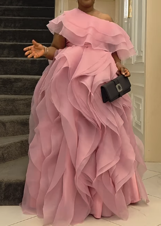 Demure Wave Gown