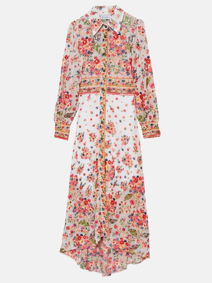Floral Embroidered Maxi Dress
