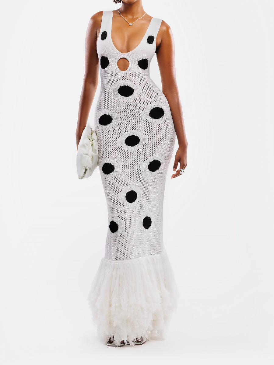 Forest Knit Maxi Dress