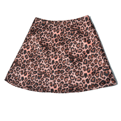Leopard Print Mini Skirt