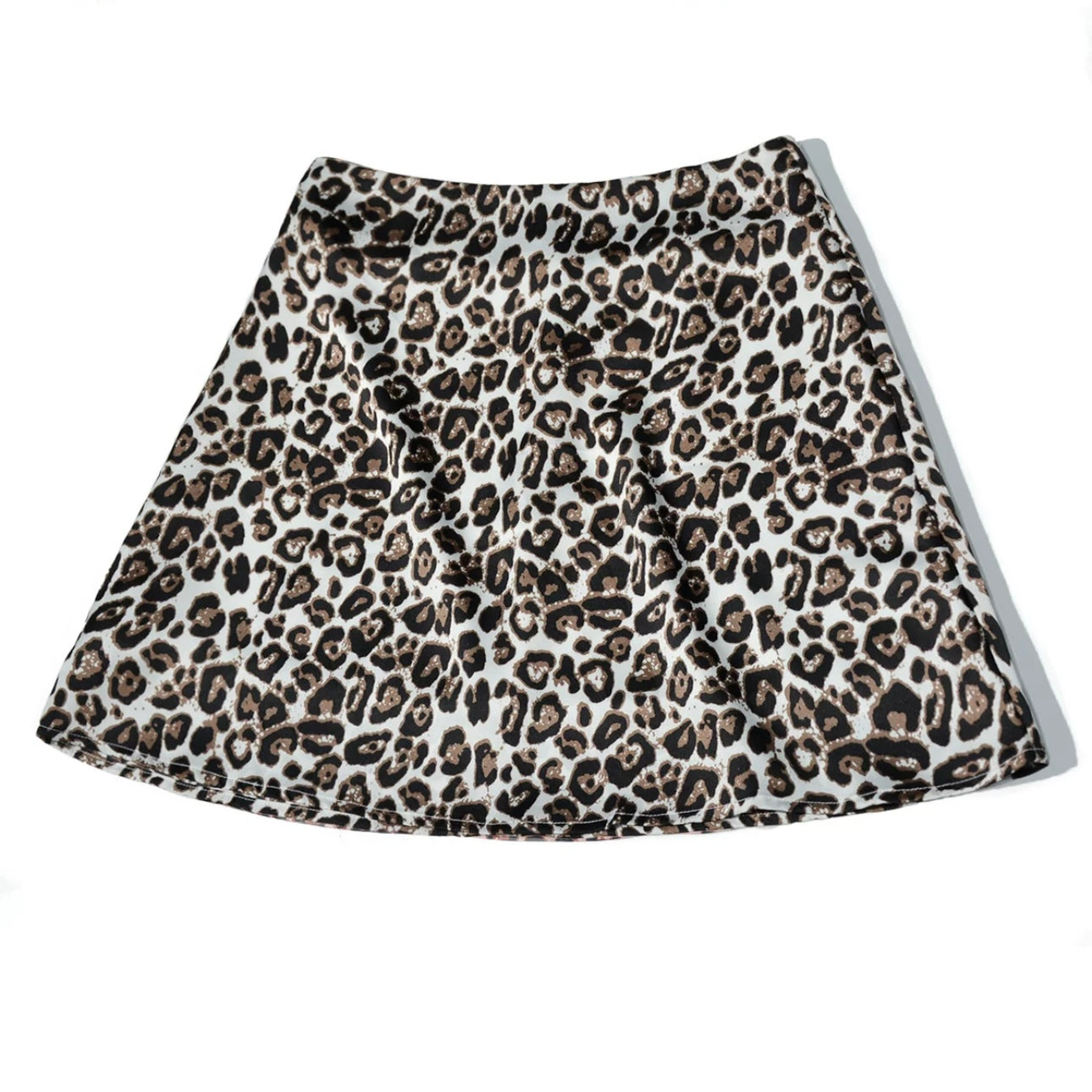 Leopard Print Mini Skirt